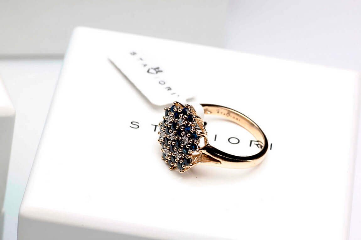 Emaga Złoty pierścionek PZD1600 - Diament